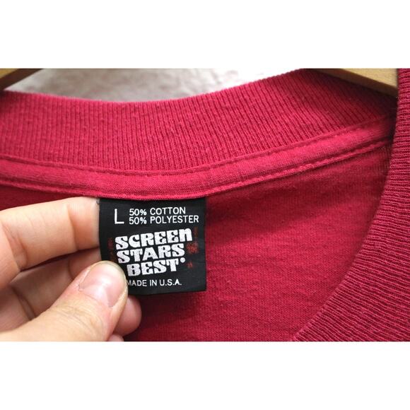 Vintage America's Greatest Rock Group Mt Rushmore T Shirt Large - Picture 3 of 7